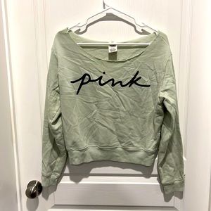 Victoria’s Secret pink scoop neck sweatshirt